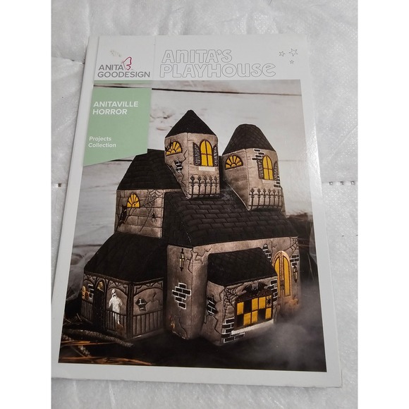 Anita Goodesign Anitaville Horror Playhouse Embroidery Machine Designs CD - Picture 1 of 5